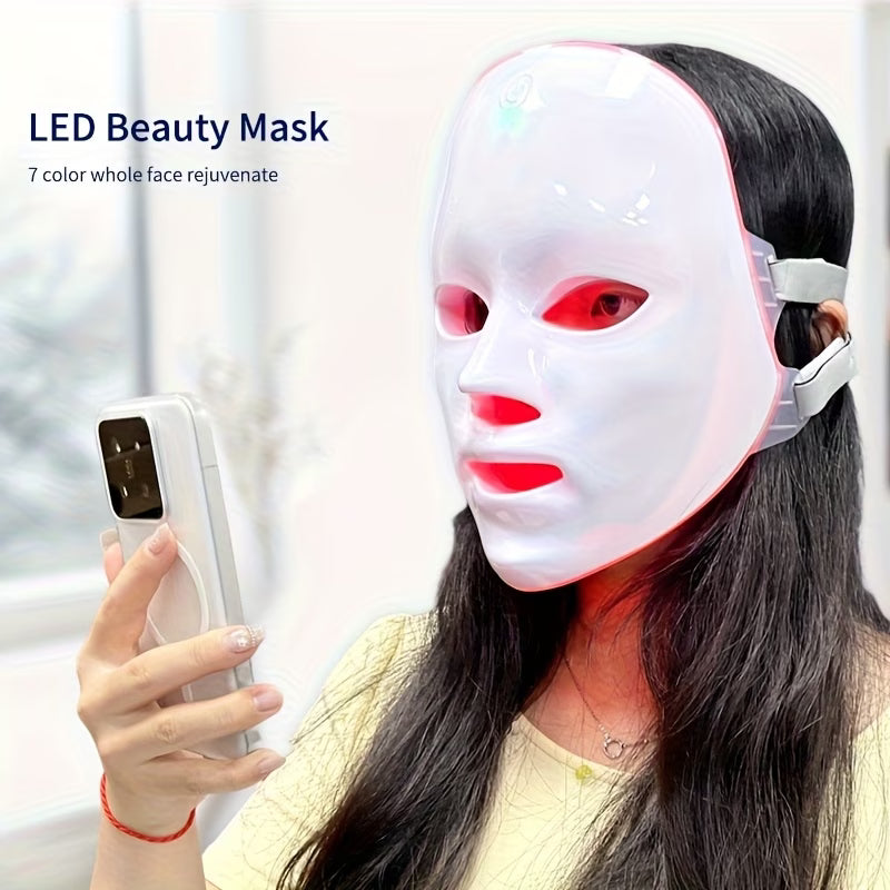 LED Facial Therapy Mask – Advanced Light Treatment Skincare Device