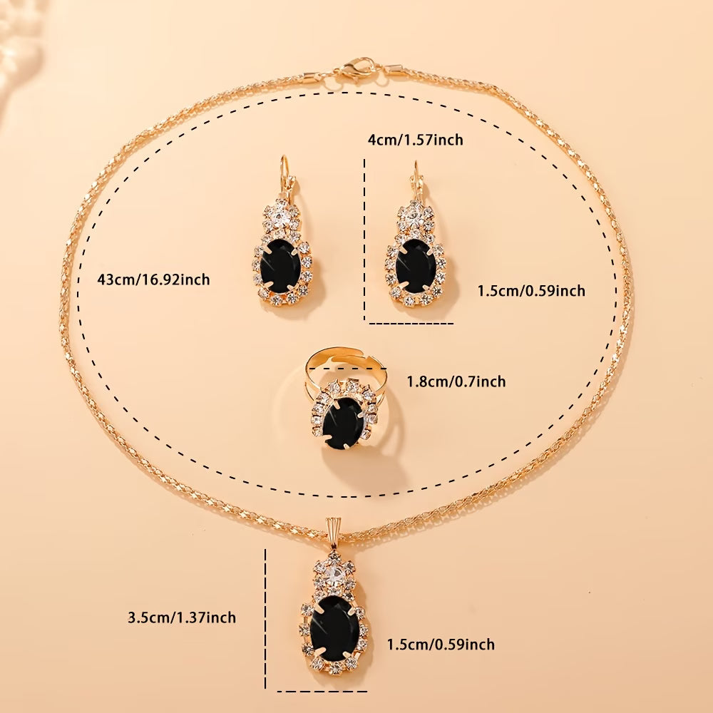 Elegant Women’s Watch & Jewelry Set – 5-Piece Luxury Gift Collection