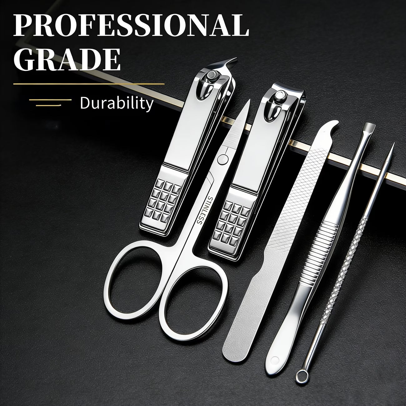 Professional Nail Care Set – Complete Manicure & Pedicure Kit with Travel Case